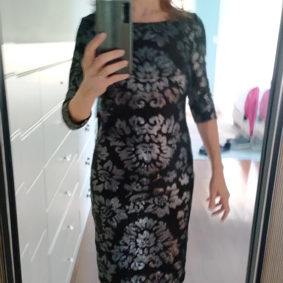 Holiday Glamour Bodycon Sequin Dress made in CANADA,  NWOT - Picture 2 of 13